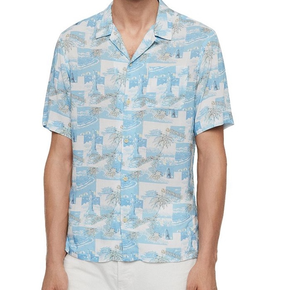 All Saints short sleeve button down